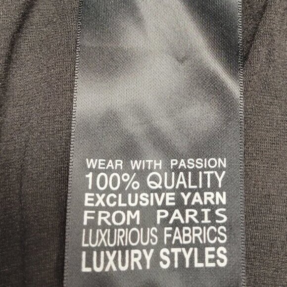 Black Pants Formal Straight Cut Pants - Various Sizes 38, 40, 42, 44, 46, 48 - Picture 4 of 13